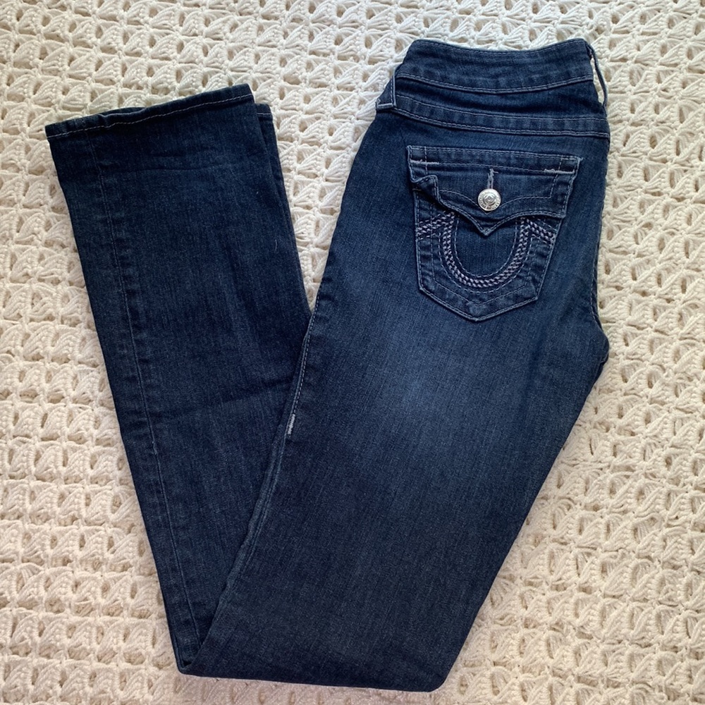 True Religion Low Rise Straight Jeans - Picture 3 of 12